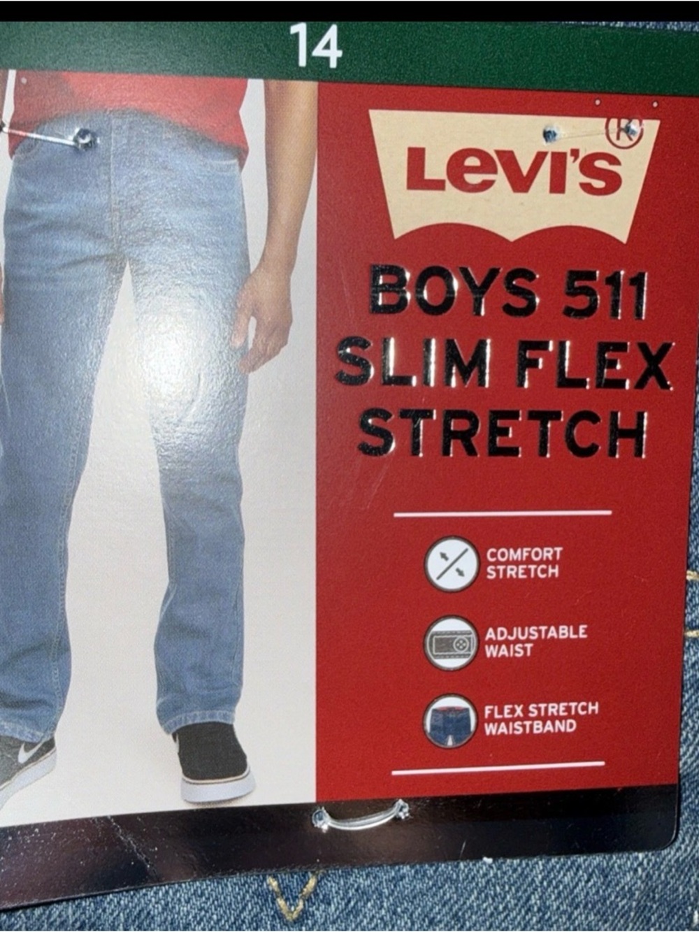 Levi's Boys 511 Slim Flex Stretch Jeans - Light Blue